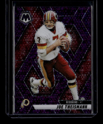 2025 Panini Mosaic No Huddle Purple Refractor 105 Joe Theismann 50/50