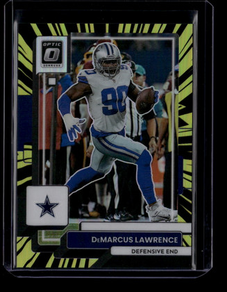 2022 Donruss Optic Electricity Refractor 55 Dexter Lawrence 8/65