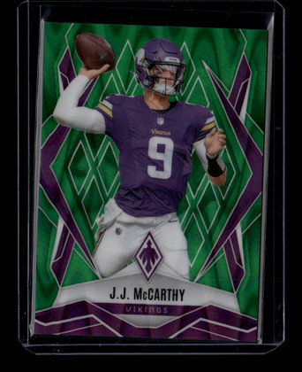 2025 Panini Phoenix Green Seismic 38 J. J. McCarthy 20/25