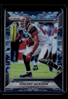 2016 Panini Prizm Prizms Camo Refractor 13 Vincent Jackson 3/25