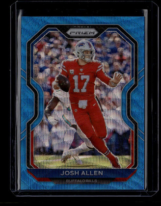 2020 Panini Prizm Prizms Blue Wave Refractor 1 Josh Allen 110/199