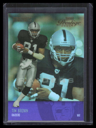 2003 Playoff Prestige Xtra Points Purple 102 Tim Brown 79/100