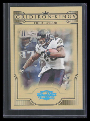 2008 Donruss Threads Pro Gridiron Kings Platinum 36 Fred Taylor 20/25