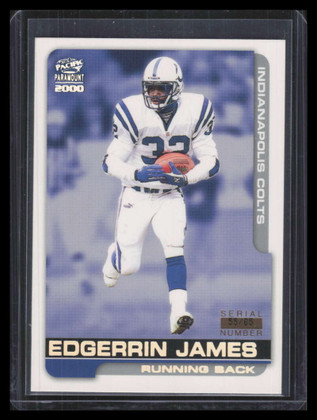 2000 Paramount HoloSilver 99 Edgerrin James 55/85