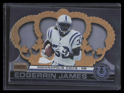 2001 Crown Royale Premiere Date 60 Edgerrin James 10/99