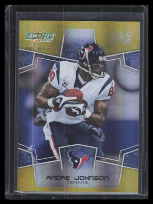 2008 Select Gold Zone 119 Andre Johnson 3/50