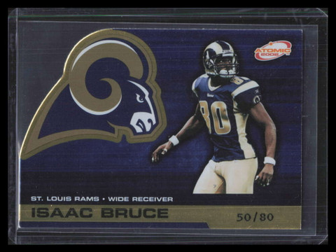 2002 Atomic Gold 78 Isaac Bruce 50/80