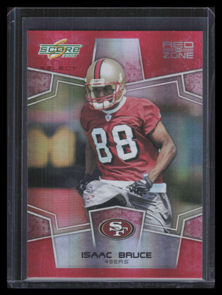 2008 Select Red Zone 275 Isaac Bruce 8/30