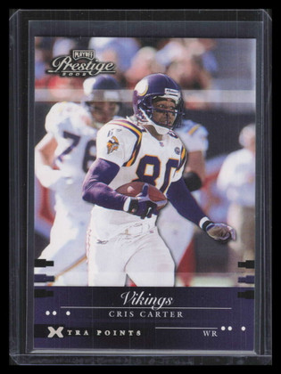 2002 Playoff Prestige Xtra Points Purple 81 Cris Carter 114/150