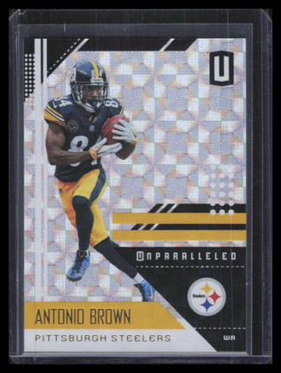 2018 Panini Unparalleled Hyper 166 Antonio Brown 6/25