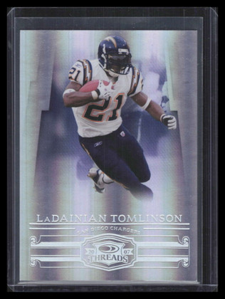 2007 Donruss Threads Silver Holofoil 41 LaDainian Tomlinson 97/100