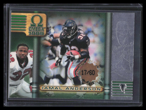 1999 Pacific Omega Premiere Date 9 Jamal Anderson 17/60