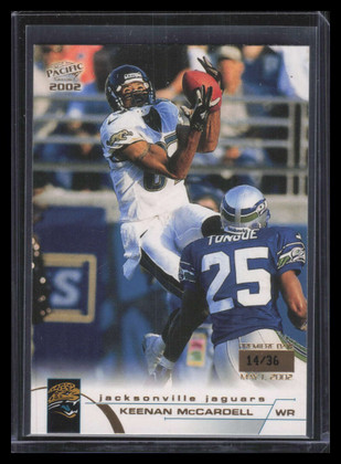 2002 Pacific Premiere Date 210 Keenan McCardell 14/36
