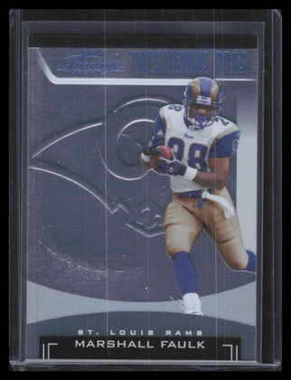 2006 Playoff Prestige Prestigious Pros Silver 31 Marshall Faulk 39/50