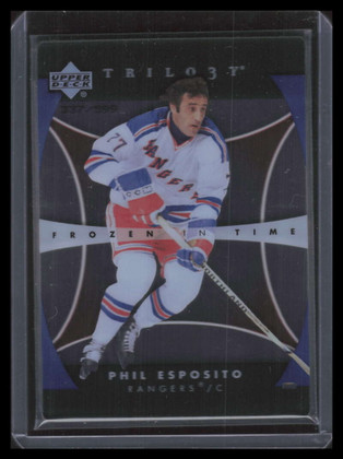 2005-06 Upper Deck Trilogy 166 Phil Esposito FIT 337/599 Frozen in Time