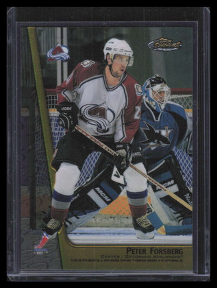 1998-99 Finest Double Sided Mystery Finest m27 Peter Forsberg Peter Forsberg