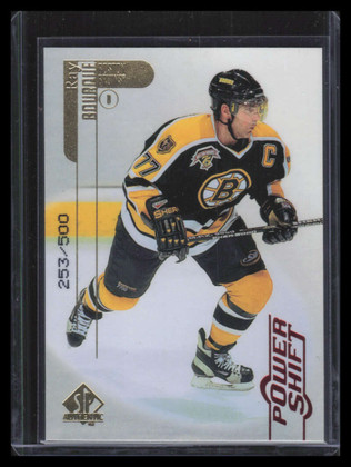 1998-99 SP Authentic Power Shift 7 Ray Bourque 253/500