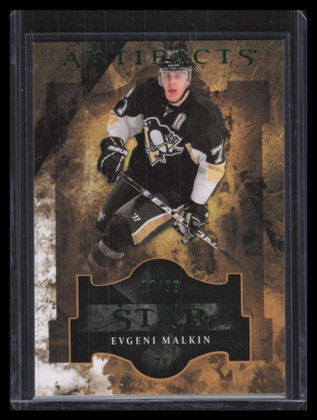 2011-12 Artifacts Emerald 128 Evgeni Malkin S 10/99 Star