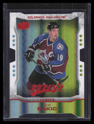 2014-15 Upper Deck MVP Colors and Contours 291 Joe Sakic t2