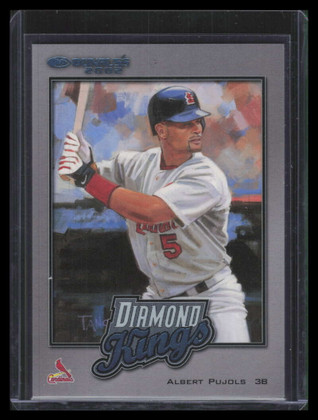 2002 Donruss Diamond Kings Inserts dk17 Albert Pujols 595/2500