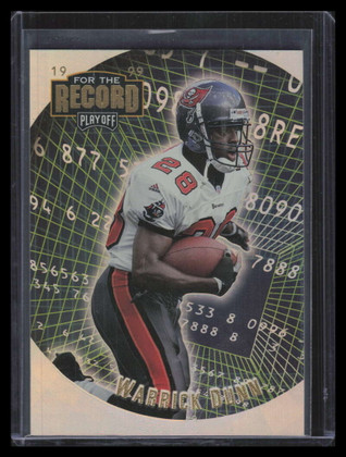 1999 Playoff Prestige SSD For the Record fr16 Warrick Dunn