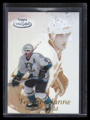 1999-00 Topps Gold Label Prime Gold Black pg7 Teemu Selanne