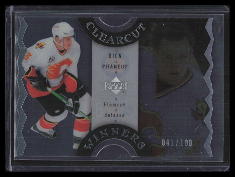 2007-08 Upper Deck Clear Cut Winners ccw11 Dion Phaneuf 42/100
