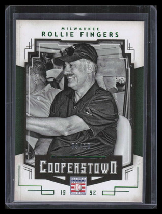 2015 Panini Cooperstown HOF Induction Green 85 Rollie Fingers 9/10