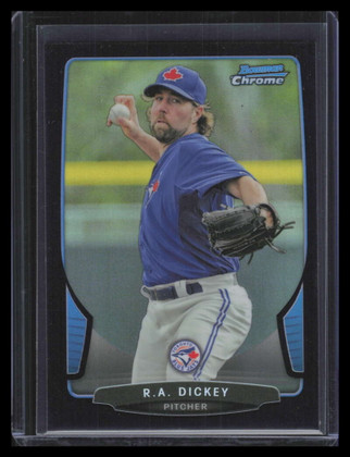 2013 Bowman Chrome Black Refractor 156 R. A. Dickey 8/15