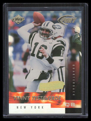 1999 Collector's Edge Fury HoloGold 137 Vinny Testaverde 25/50