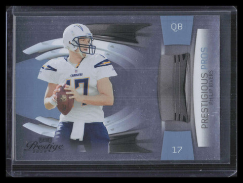 2009 Playoff Prestige Prestigious Pros Platinum 36 Philip Rivers 6/10