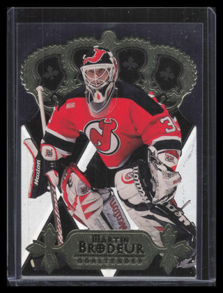 2000-01 Pacific Gold Crown Die Cuts 18 Martin Brodeur