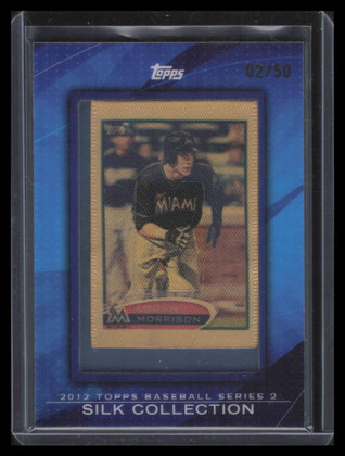 2012 Topps Silk Collection sc135 Logan Morrison 2/50