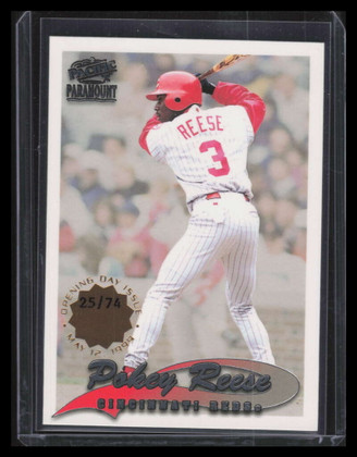 1999 Paramount Opening Day 65 Pokey Reese 25/74