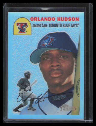 2003 Topps Heritage Chrome Refractor thc92 Orlando Hudson 530/554