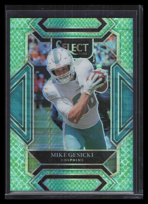 2021 Select Prizm Dragon Scale Refractor 222 Mike Gesicki 87/89 Club Level