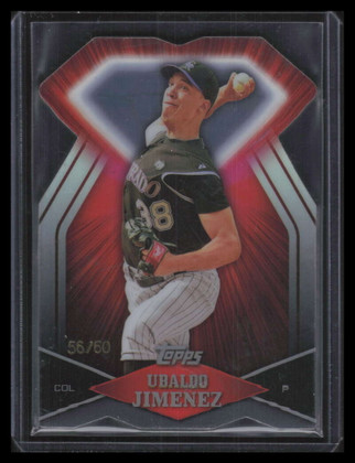 2011 Topps Diamond Die Cut Black ddc37 Ubaldo Jimenez 56/60