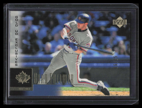 2001 Upper Deck Exclusives Gold 64 Brad Fullmer 16/25