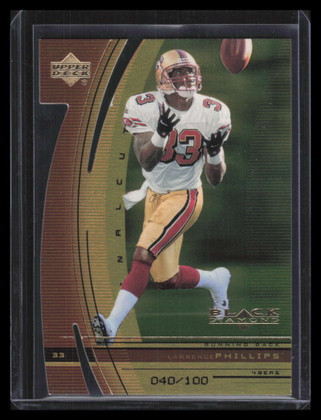 1999 Black Diamond Final Cut 92 Lawrence Phillips 40/100