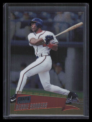 2000 Stadium Club Chrome First Day Issue 112 Reggie Sanders 81/100