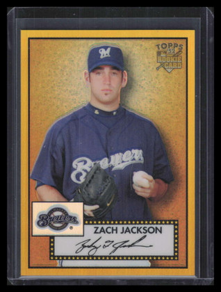 2006 Topps '52 Chrome Gold Refractor 65 Zach Johnson Rookie 49/52