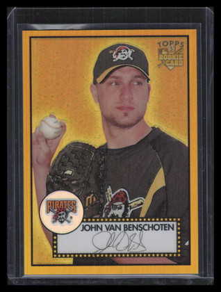 2006 Topps '52 Chrome Gold Refractor 81 John Van Benschoten Rookie 30/52