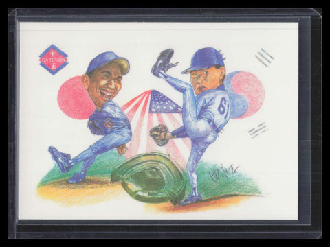 1996 National Convention Cardwon Chan Ho Park Hideo Nomo F06396