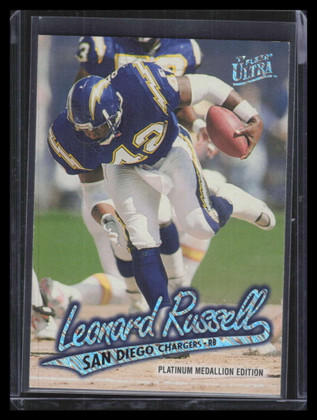1997 Ultra Platinum Medallion p36 Leonard Russell