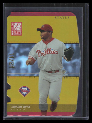 2003 Donruss Elite Status Gold 143 Marlon Byrd 14/24