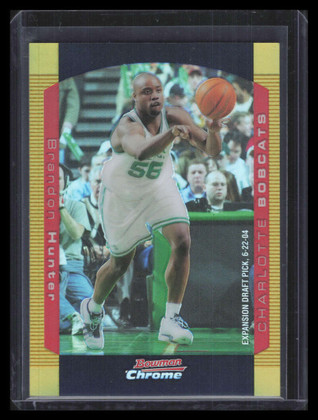 2004-05 Bowman Chrome Gold Refractor 59 Brandon Hunter 48/50