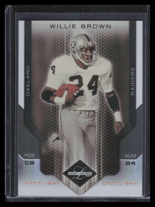 2007 Leaf Limited Bronze Spotlight 199 Willie Brown 24/32