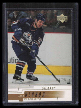 2000-01 Upper Deck Exclusives Tier 2 69 Igor Ulanov 4/25