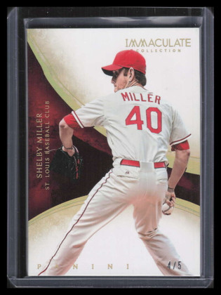 2014 Immaculate Collection Gold 47 Shelby Miller 4/5