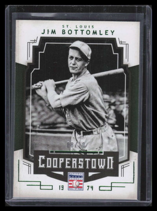 2015 Panini Cooperstown HOF Induction Green 49 Jim Bottomley 8/10